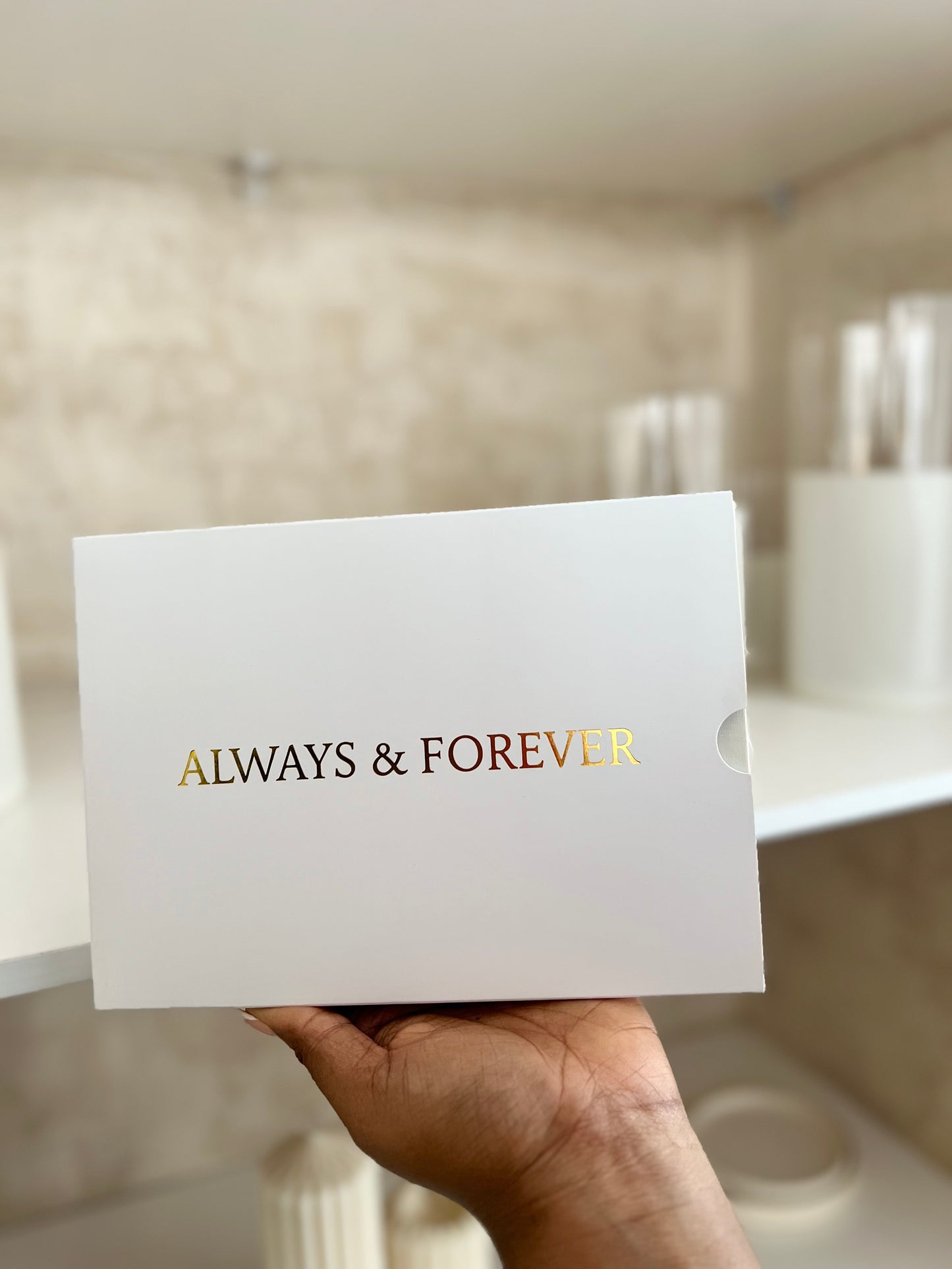 Always and forever video book Design