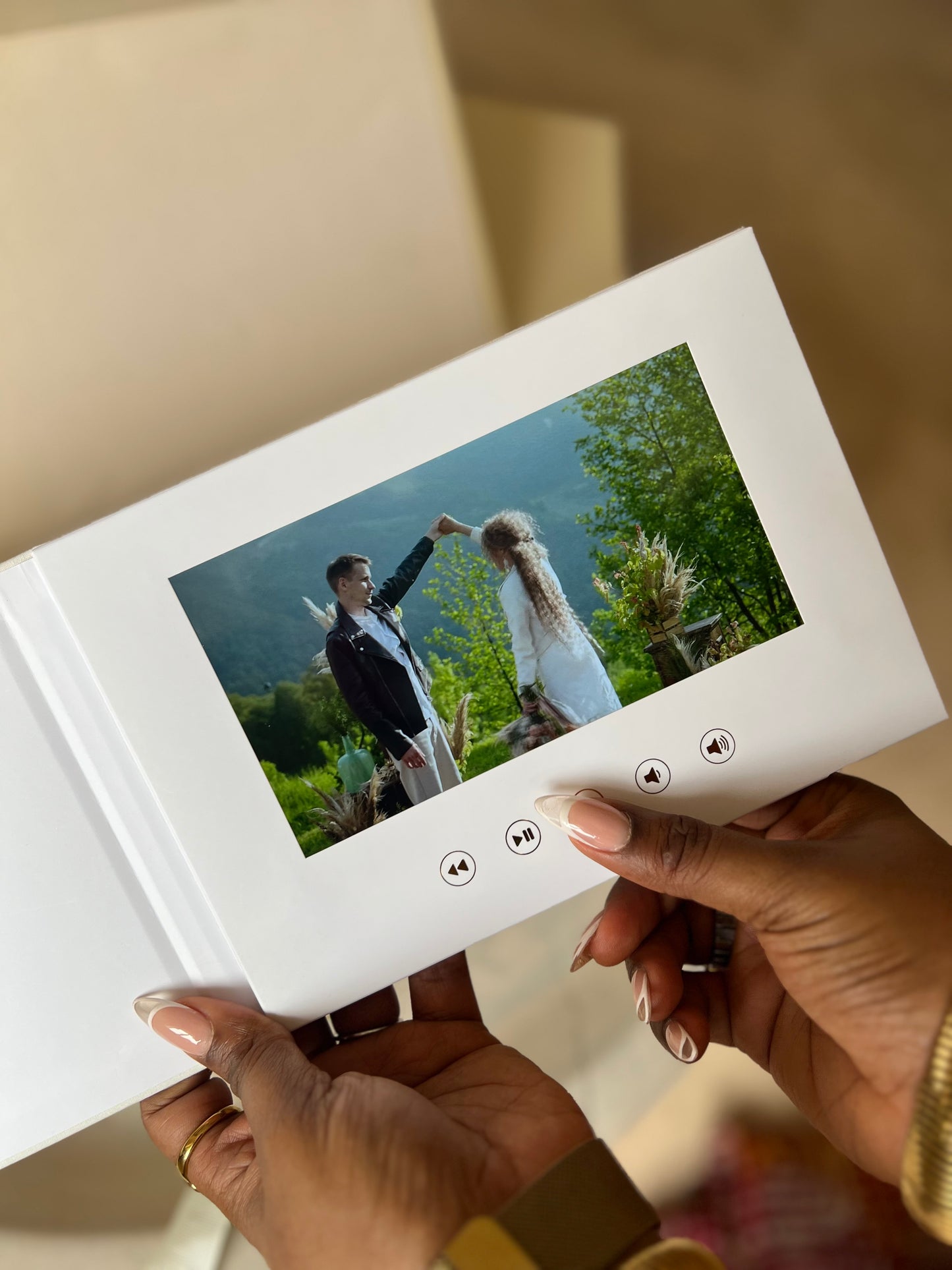 Our Wedding video book design