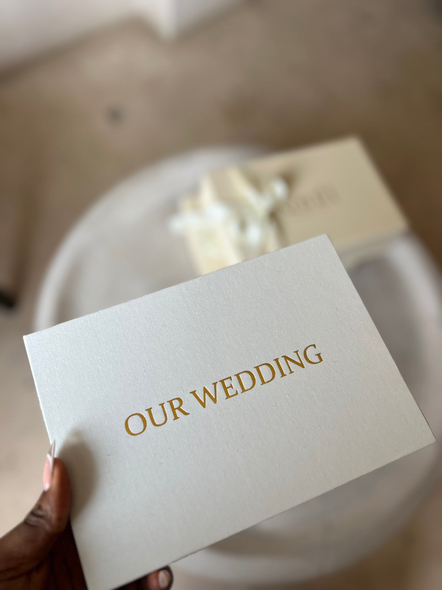 Our Wedding video book design