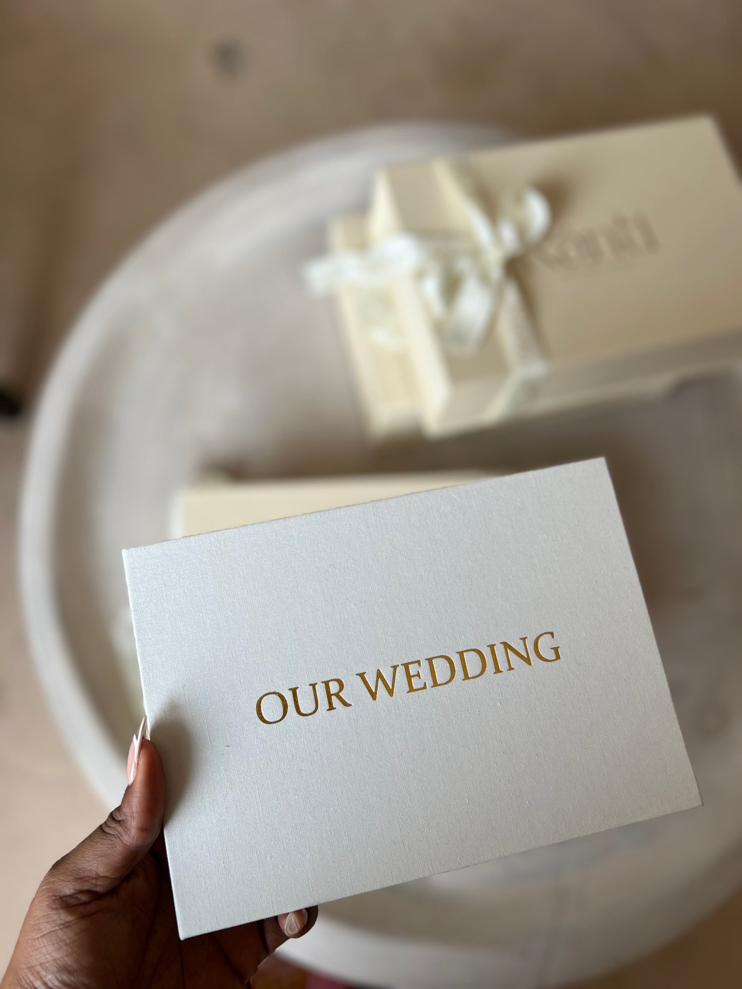 Our Wedding video book design