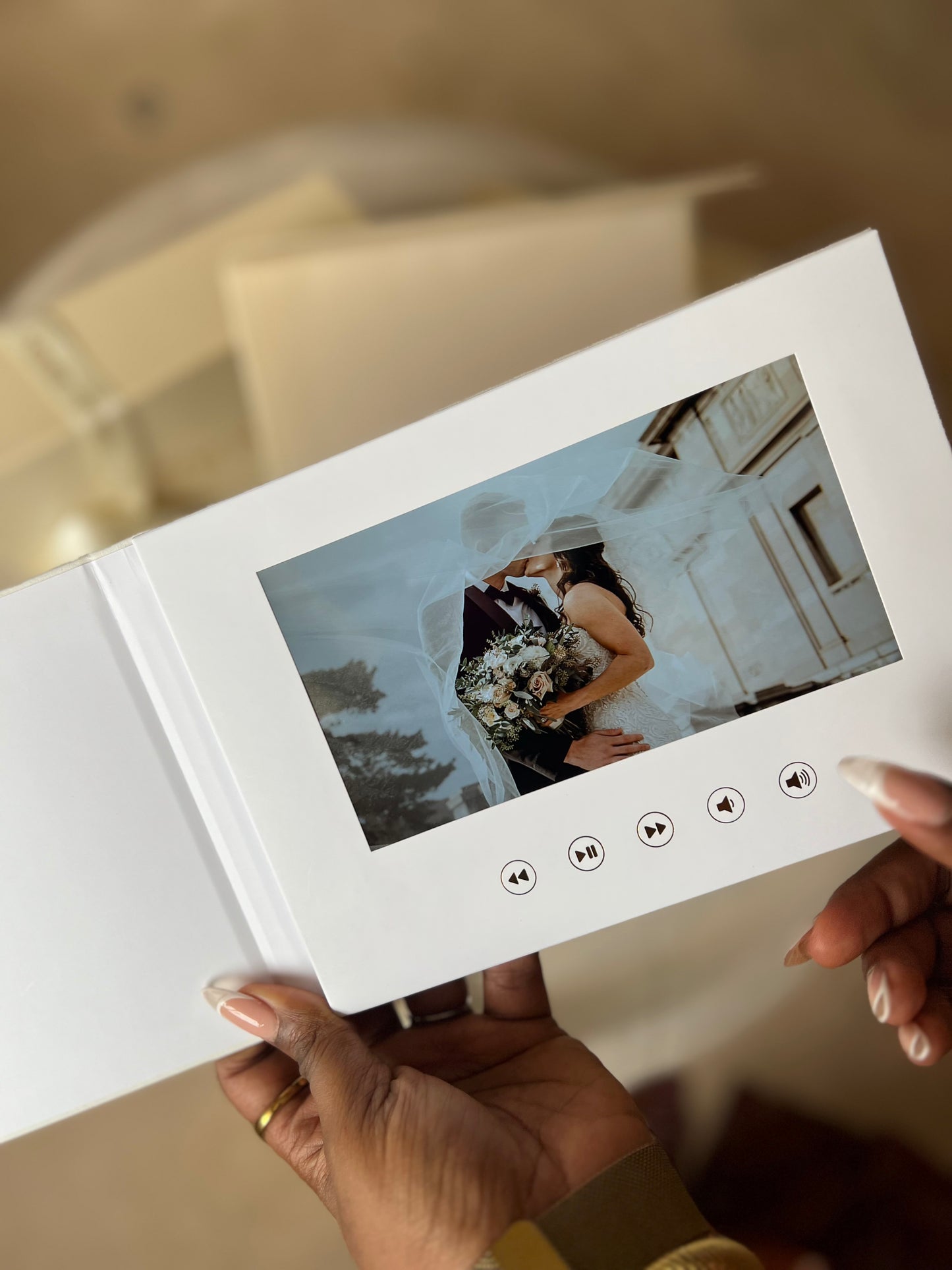 Our Wedding video book design