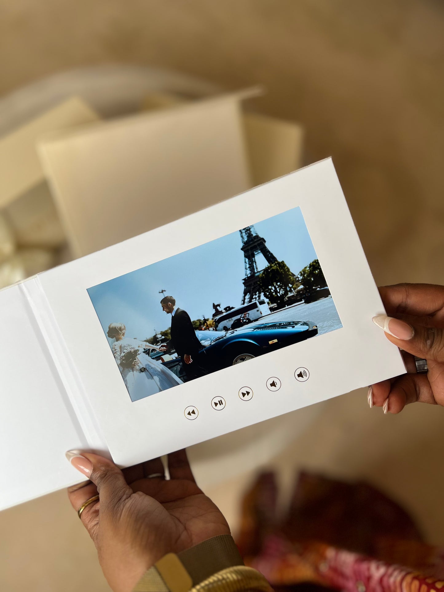 Our Wedding video book design